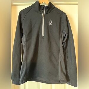 Spyder Men’s Black Quarter Zip Jacket